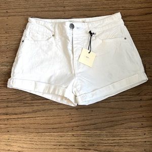 White denim shorts girls size 12, Francesca’s NWT
